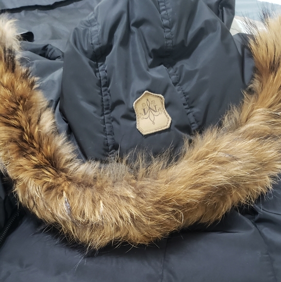 ****SOLD****Mackage Adali black Sz.xs Natural fur winter jacket - Picture 8 of 14